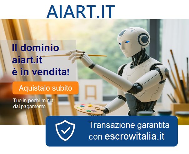 Logo aiart.it con tema arte digitale e intelligenza artificiale
